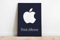 Apple Computers "Think different." Logo Poster 1980s DIN A4-A0 Re Bonn - Bonn-Zentrum Vorschau