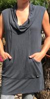 langes T-Shirt MiniKleid STREET ONE, BW anthrazit 42 Bayern - Schwabach Vorschau