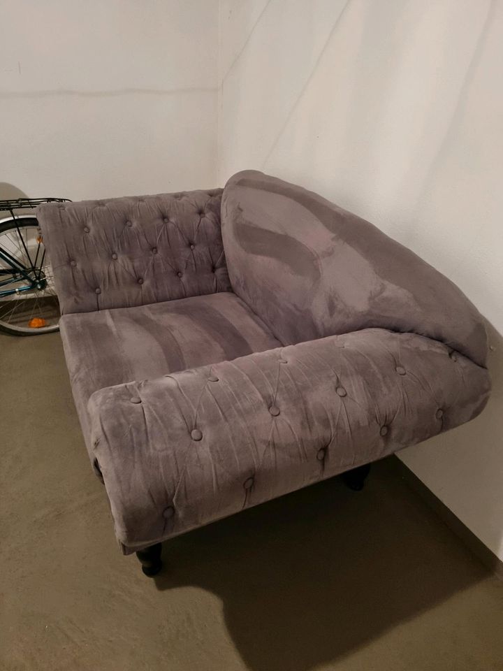 Sofa 1.5 Sitzer von Seats & Sofas -  Grau in Eckental 