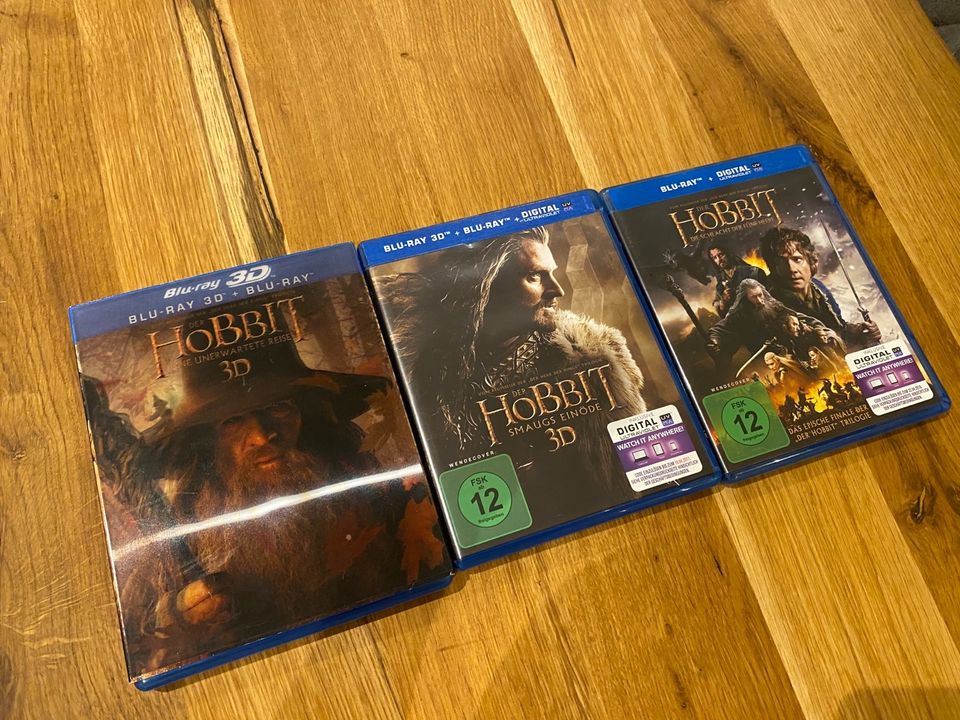 Hobbit Blue Ray 3D Teil 1-3 in Munster