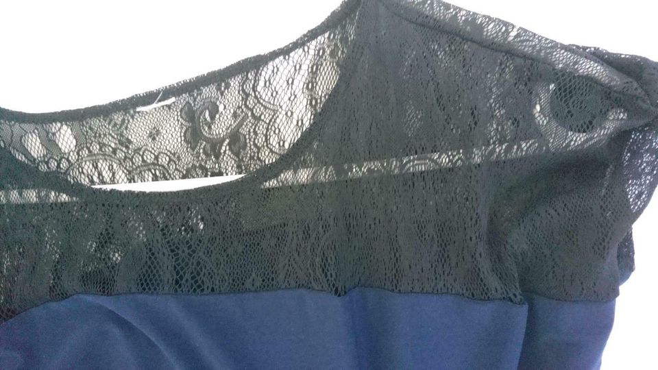 Umstands / Schwangerschafts Kleid kurzarm dunkelblau in Kißlegg