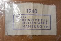 Etikett Aufnäher der Firma Willy Spengpfeil Brandenburg - Oranienburg Vorschau