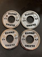 4x Eleiko Rekordscheiben 0,5 kg Change Plates 50mm Hantelscheiben Hessen - Gernsheim  Vorschau