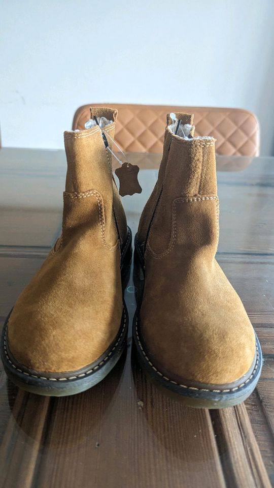 NEU! Leone Kids Leder Chelsea Boots Gr. 34 leicht gefüttert in Willich