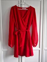 ROTES WICKELKLEID LANGARM VON NA-KD GR.38 DAMEN SCHLEIFE PUNKTE Hessen - Offenbach Vorschau
