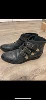r A Görtz Stiefel Boots Schwarz 40 Riemen Cowboy Silber Carter Hessen - Darmstadt Vorschau