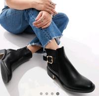 H&M Chelsea Leder Boots/Winterstiefel Gr.40 schwarz Nordrhein-Westfalen - Sassenberg Vorschau