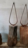 Deko Dekoration Holz Kerze Geschenk Garten Herbst Rost Weidezaun Bremen - Walle Vorschau