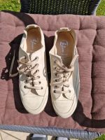 Bata Leder Halbschuh Turnschuh 39 beige offwhite Bayern - Miesbach Vorschau