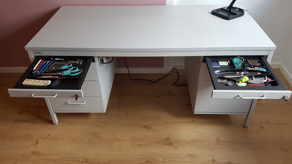 Büroschreibtisch Schreibtisch 160 cm x 80 cm, unverwüstlich in Homburg