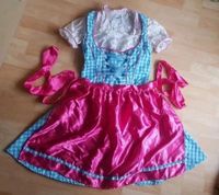 Dirndl S 36 T.Point pink blau weiß kariert mit gratis Blusen dazu Brandenburg - Mahlow Vorschau