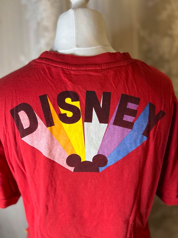 C&A Disney rotes T-Shirt mit Print Gr. M / 38 in Bernburg (Saale)