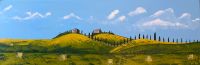 Acrylbild, Landschaft, Italien, grün, «Summer harvest” Niedersachsen - Holzminden Vorschau
