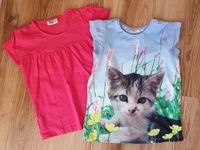 2 süße Shirts im Set Mädchen Katze rot 122/128 TOP Kreis Pinneberg - Wedel Vorschau