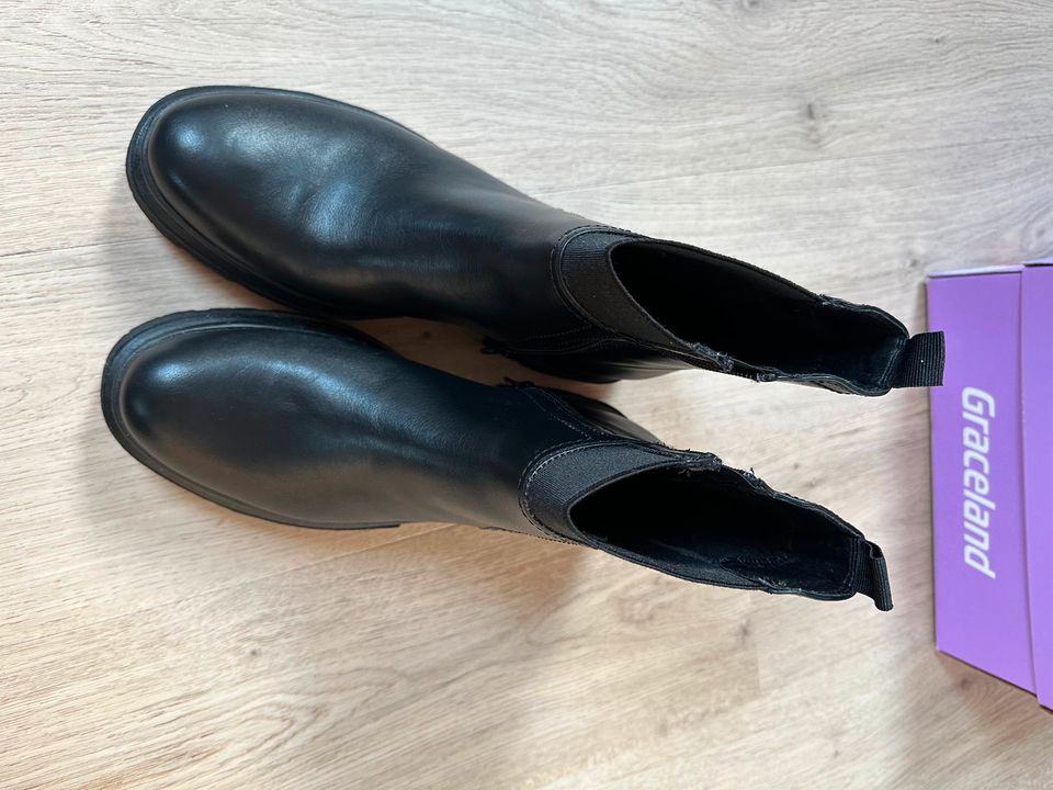 Chelsea Boots von Graceland, schwarz, Gr. 41, NEU in Schloßvippach