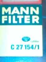 Luftfilter, MANN Filter C27 154 /1, Golf 3, Bora, Jetta, VW Saarland - Homburg Vorschau