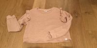 Pullover Lil' Atelier name it Bio cropped Volants sadbeige Hessen - Bad Vilbel Vorschau