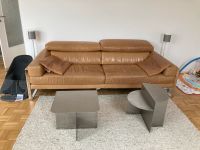 Ledersofa Anilinleder braun Cognac München - Milbertshofen - Am Hart Vorschau