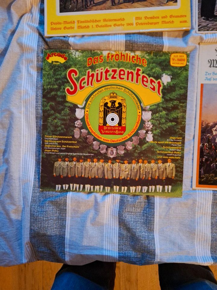 Schallplatten-/ LP Sammlung, Märsche, Platzkonzert, Schützenfest in Alfhausen