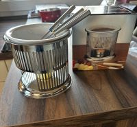 Schokoladen Fondue Set mit 4 Gabeln aus Edelstahl Sachsen - Schkeuditz Vorschau