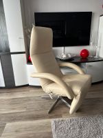 JORI Relaxsessel mit Funktionen / Leder / Farbe beige Nordrhein-Westfalen - Leverkusen Vorschau