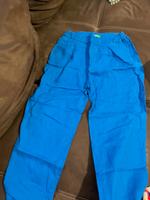 Benetton Leinen Hose blau Hessen - Bad Soden am Taunus Vorschau