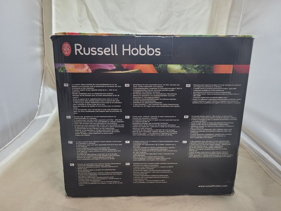 NEU Dampfgarer Russell Hobbs Food Steamer Reis, Fisch, Gemüse in Piding