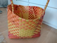 Kunststoff Einkaufs Tasche orange gelb Berlin - Steglitz Vorschau
