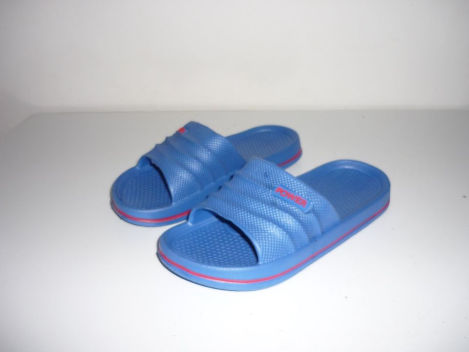 NEU POWER JUNGEN SOMMER BADELATSCHEN SCHLUPF SANDALEN BLAU 31 in Kamp-Lintfort