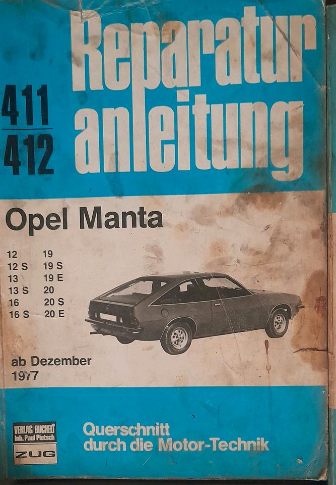 11 Reparaturanleitungen: VW OPEL AUDI FORD HONDA 70er Jahre in Grevesmuehlen