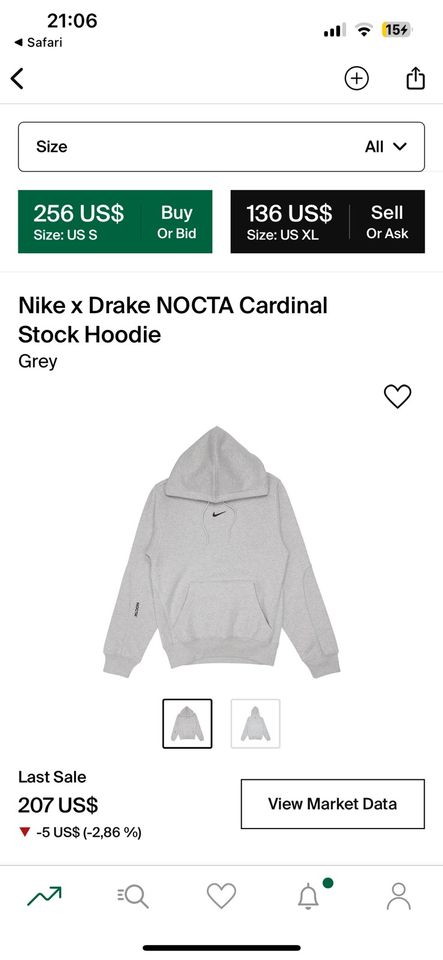 Nike x Nocta Cardinal Stock Hoodie XL in Leer (Ostfriesland)