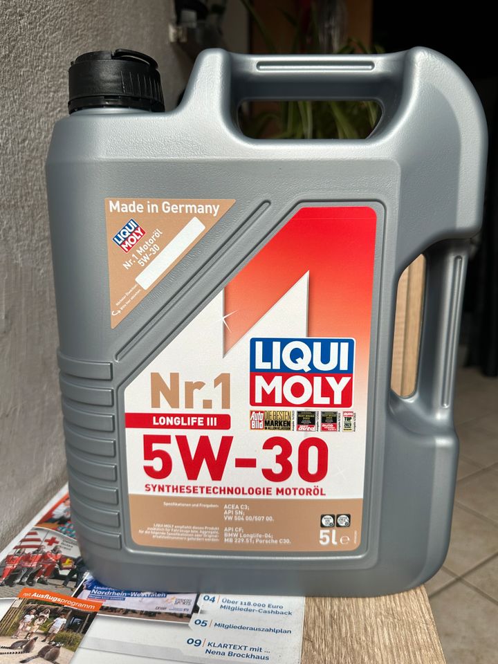 Olej LIQUI MOLY 5l Benzin und Hybrid in Kevelaer