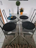 Glas Tisch mit 4 Stühle Niedersachsen - Braunschweig Vorschau