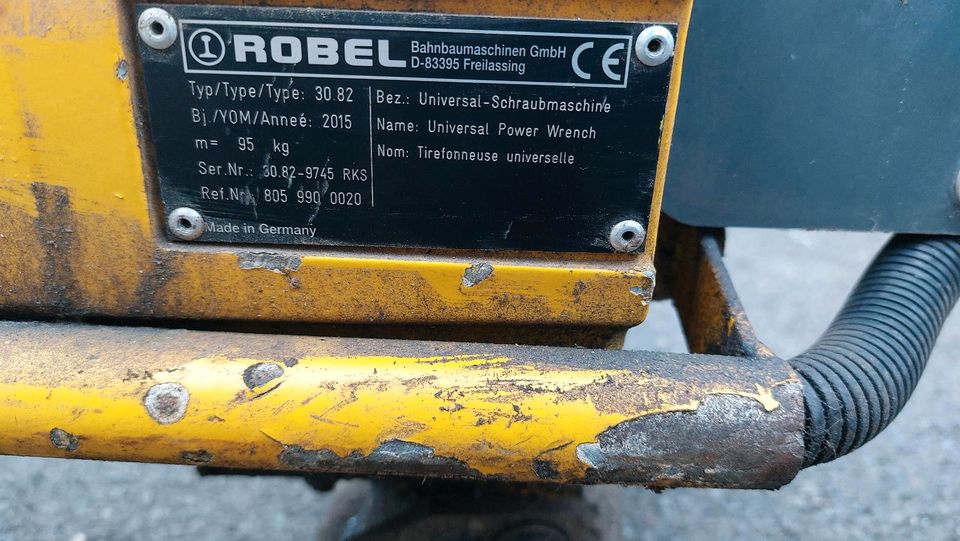 Robel 30.82 RKS Schraubmaschine Gleisbau Stumec in Gummersbach