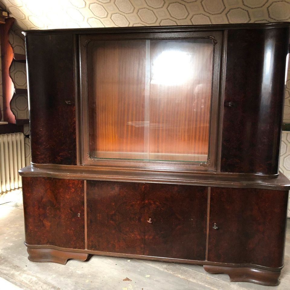 Vintage Retro Buffet, Buffetschrank, Original 50er Jahre,Vollholz in Iffezheim