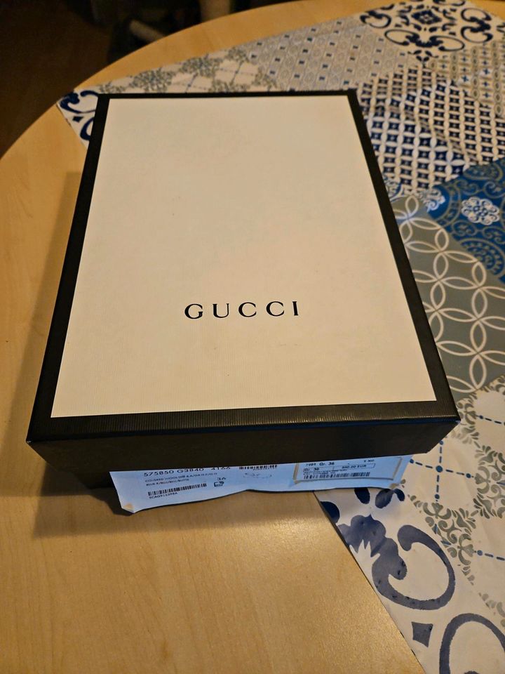 Gucci Filzstoff Vintage Flats 36 in Überherrn