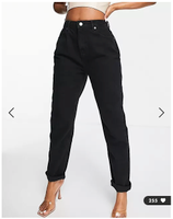 ASOS DESIGN Hourglass – Locker geschnittene Mom-Jeans High Waist Bayern - Münchberg Vorschau