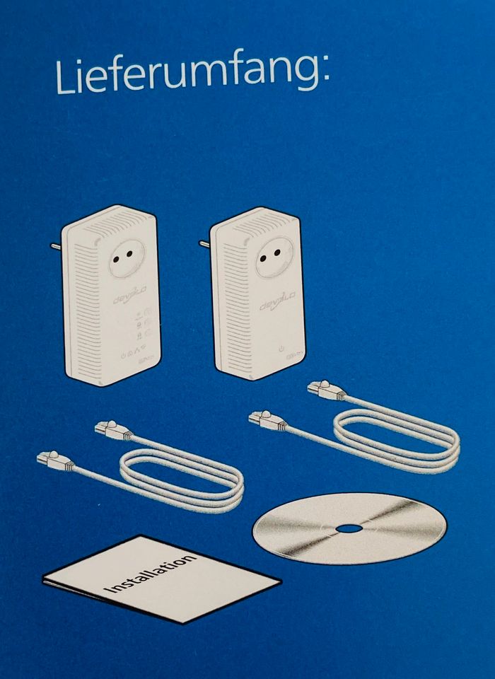 Devolo dLAN 500 AV Wireless Starter Kit, OVP in Stahnsdorf