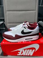 Nike Air Max 1 Weiß Rot Gr. 49,5 US 15 Bayern - Schwandorf Vorschau