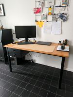IKEA ARKELSTORP Schreibtisch, schwarz, 140x70 cm Vollholz Kiefer Nordrhein-Westfalen - Kerpen Vorschau