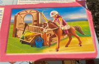 Playmobil 5518 -Country- Shagya Araber mit braun-beiger Pferdebox Nordrhein-Westfalen - Ratingen Vorschau