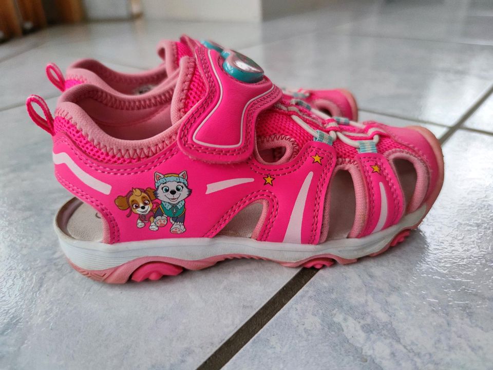 Paw Patrol Sandalen blinken Gr. 28 in Bad Friedrichshall