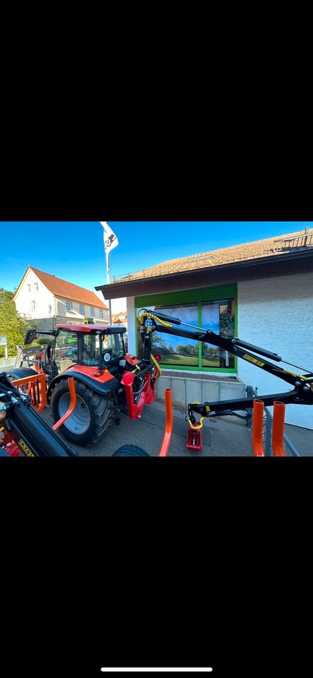 KTS Kran Forstkran Ladekran Dreipunktkran 6,4 Meter ab Lager! in Oberstenfeld