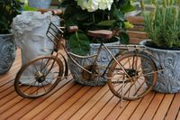 Neu⭐Große Deko Rad Fahrrad Gold Metall Holz Bike 35cm Shabby Chic Hamburg-Mitte - Hamburg Wilhelmsburg Vorschau