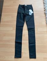 ONLY -Sexy Biker Jeans, beschichtet, Lederoptik, super skinny XXS Rodenkirchen - Sürth Vorschau