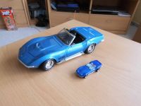 69er Corvette Stingray Blau Revell 1:18 ohne OVP + Hot Wheel 72er Brandenburg - Falkensee Vorschau