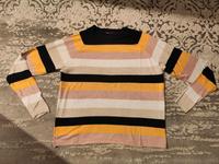ONLY Pullover Pulli schwarz gelb rosa gestreift M 36 38 Vero Moda Rheinland-Pfalz - Guldental Vorschau