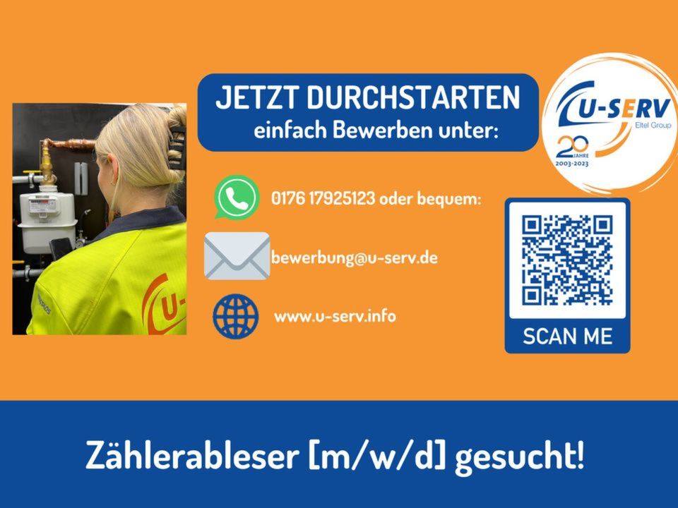 ZÄHLERABLESER IN DONAUESCHINGEN GESUCHT! (m/w/d) in Donaueschingen