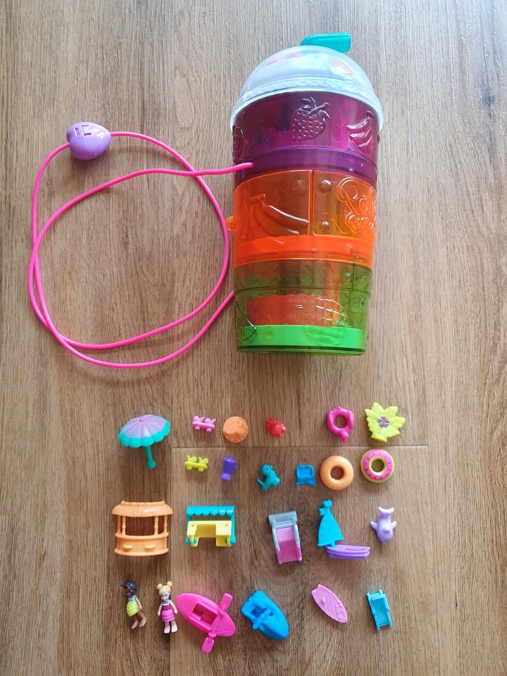 Polly Pocket Fruchtsmoothie / Cocktailbecher Tasche in Baddeckenstedt