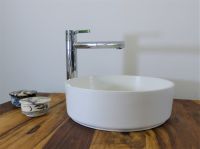 Beton Aufsatz Waschbecken weiß rund Waschtisch Betonwaschbecken Nordrhein-Westfalen - Solingen Vorschau